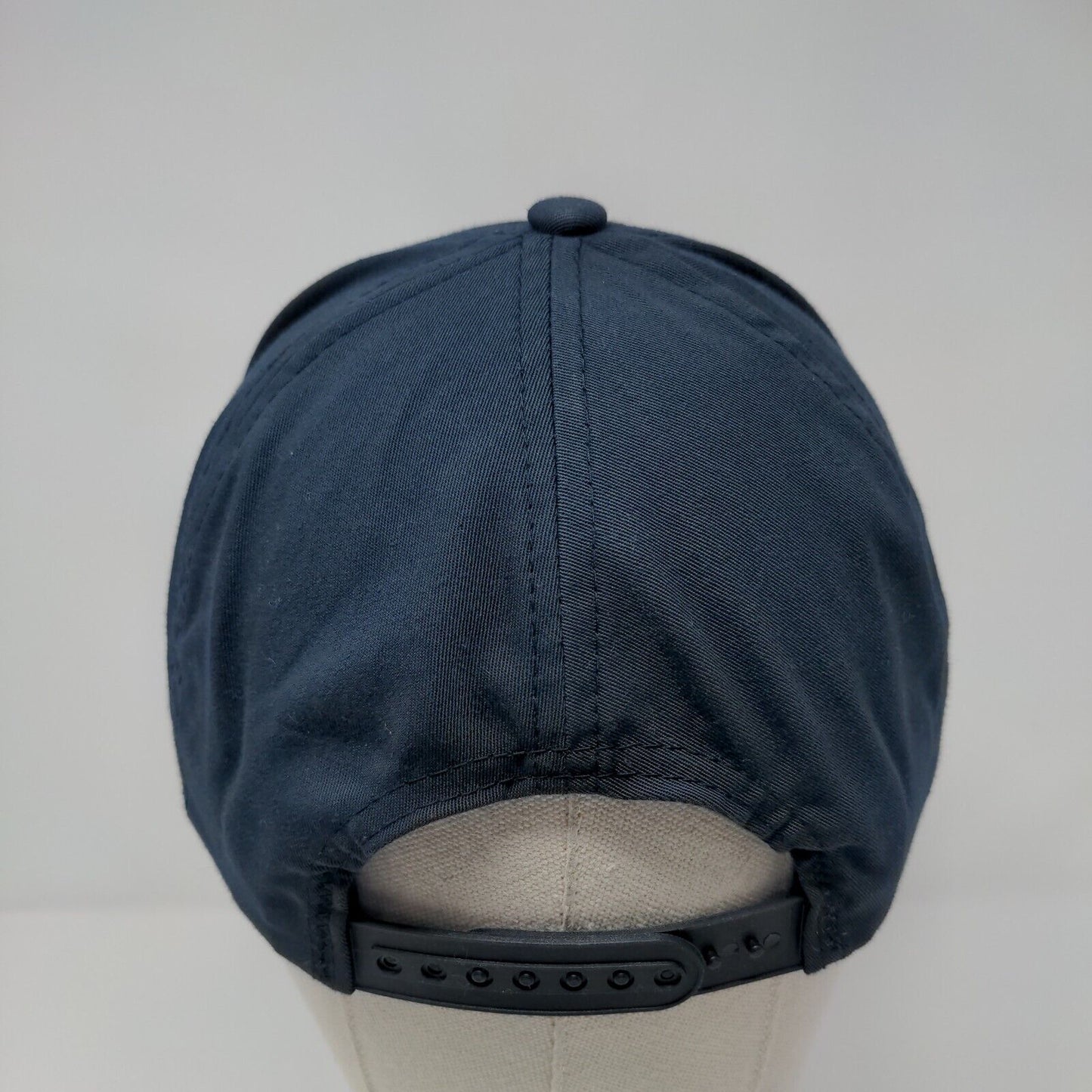 Qwest Snapback Hat Blue OSFA Adjustable Embroidered Solid Cintas