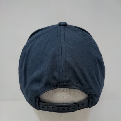 Qwest Snapback Hat Blue OSFA Adjustable Embroidered Solid Cintas