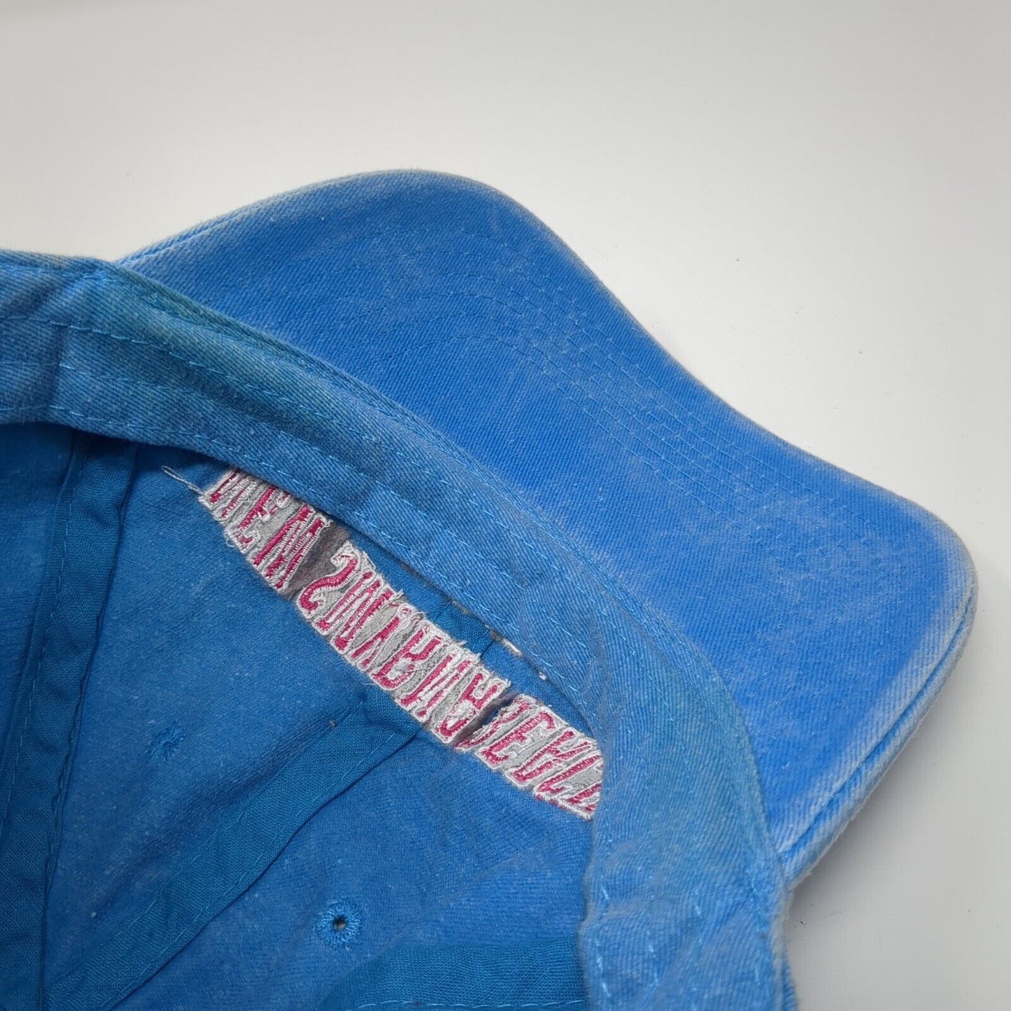 New Smyrna Beach Florida Strapback Baseball Cap Blue OS Adjustable Alvins Island