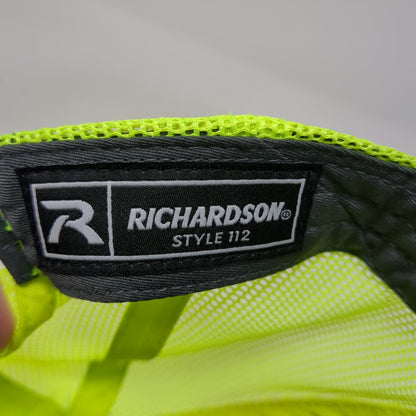Richardson Trucker Hat Gray Yellow One Size Smarter Pest Control American Flag