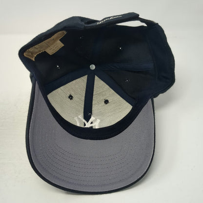 New York Yankees MLB Twins Enterprise Baseball Cap Hat Black One Size White Logo