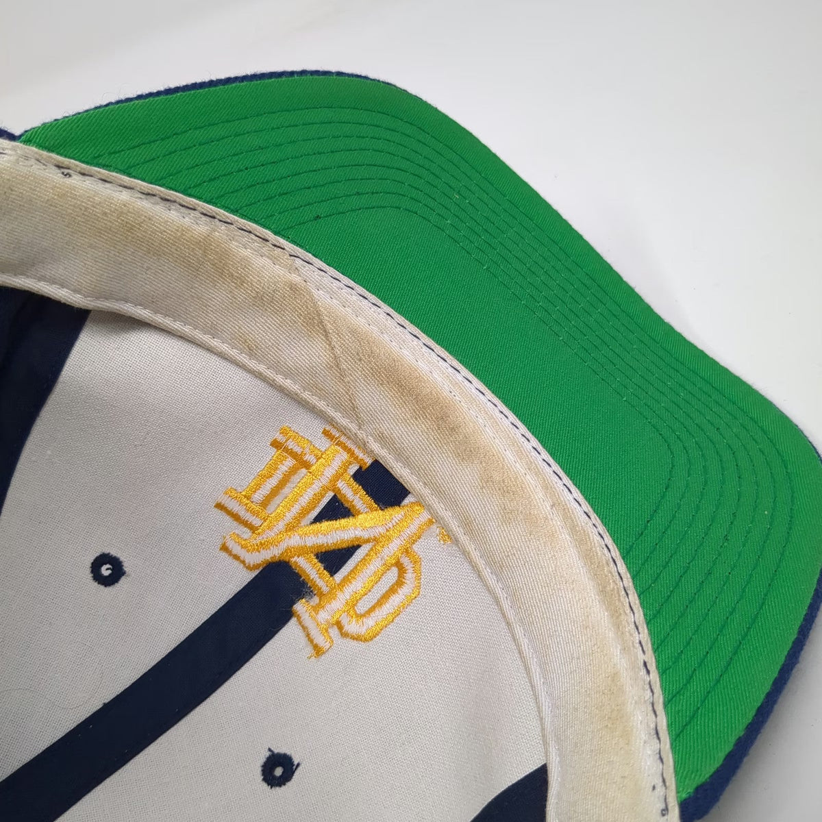 Notre Dame Fighting Irish NCAA Sports Specialties Snapback Blue ND Hat Vintage