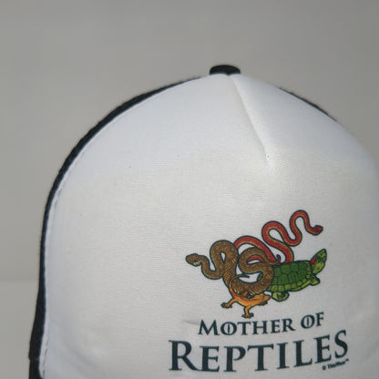 Mother Of Reptiles Snapback Trucker Hat Black OSFA Mesh Back Colorblock