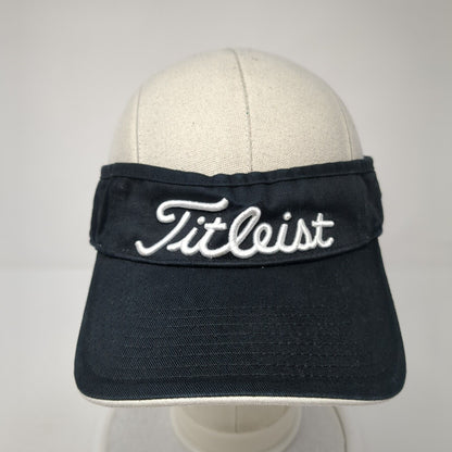 Titleist FJ PRO V1 Golf Sun Visor Black One Size Adjustable Embroidered