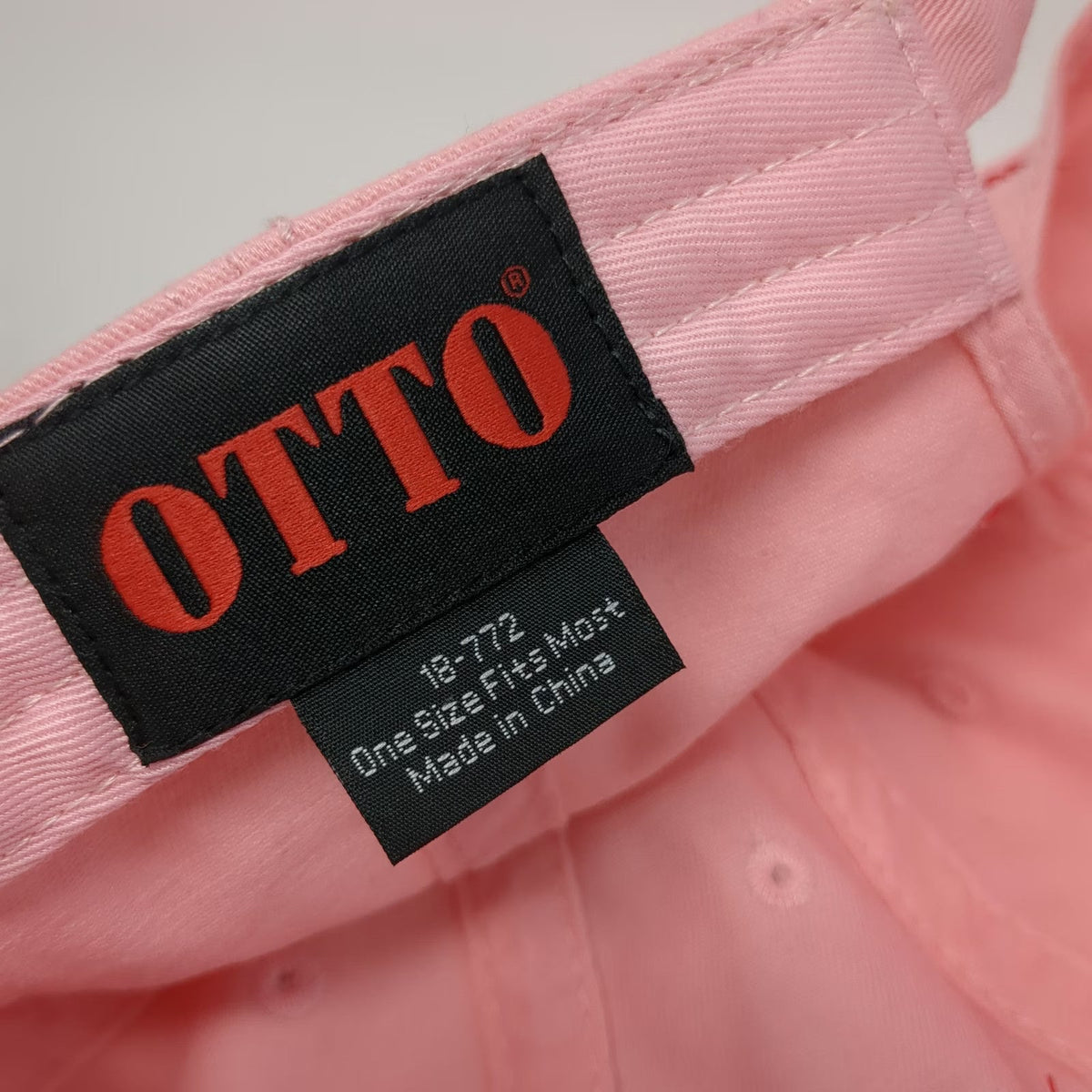 Otto Baseball Cap Pink One Size Autographed Kiss This Aaron Tippin Country Hat