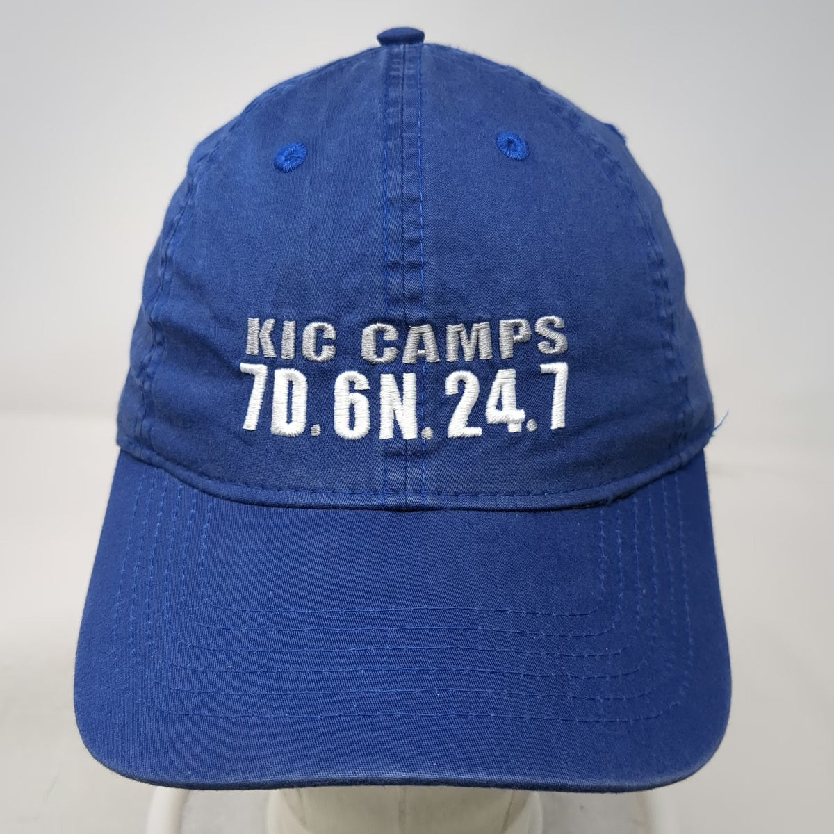 Pacific Headwear Baseball Cap Blue One Size KIC CAMPS 7D.6N.24.7 Slideback Hat