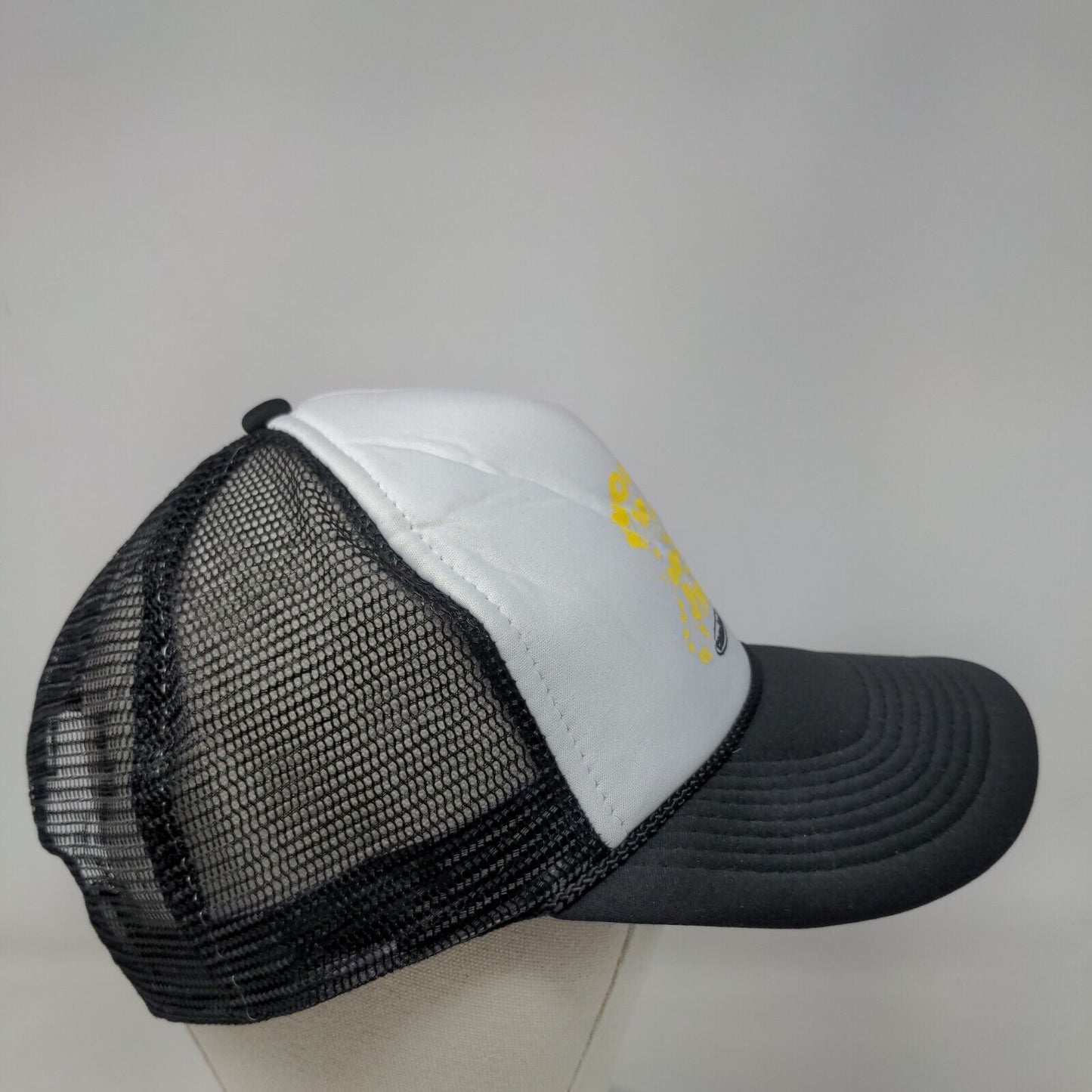 Know It All Camino Snapback Mesh Back Rope Trucker Hat Black One Size Nissin