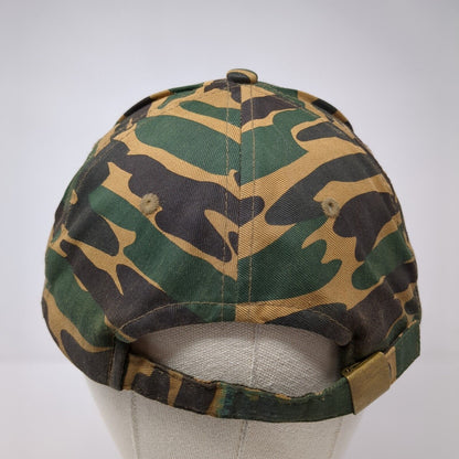Survivor Strapback Hat Camouflage One Size Adjustable Embroidered 6 Panel
