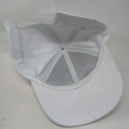 Bride Lace Veil Hat White One Size Embroidered Solid 6 Panel Vent Holes