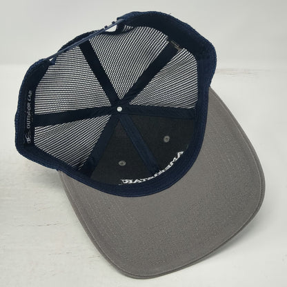 Outdoor Cap Trucker Hat Gray Blue OS Ameristar Perimeter Security Mesh Snapback