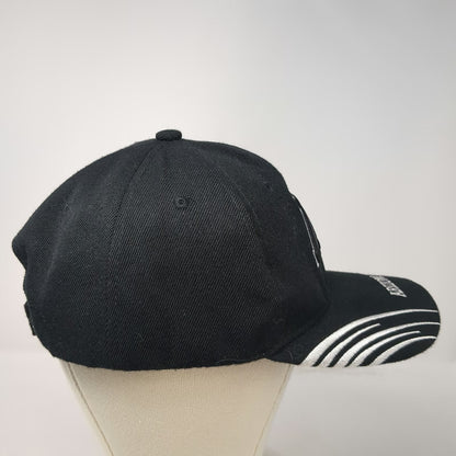 Black Baseball Cap One Size Arizona AZ Embroidered Strapback Curved Bill Hat
