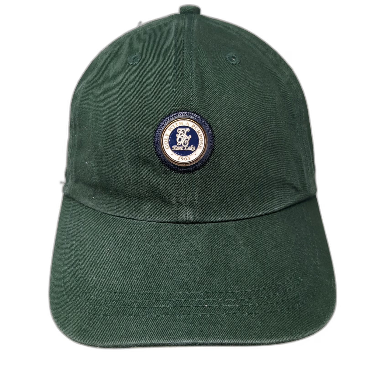Ahead Baseball Cap Green One Size East Lake Golf Club Patch Slideback Hat 1904