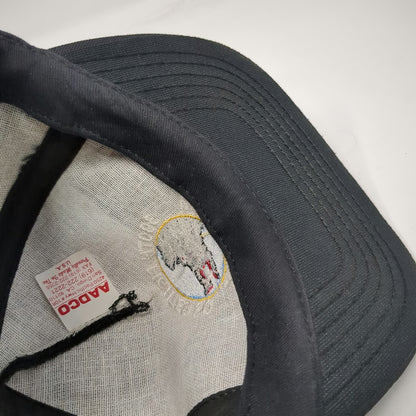 AADCO 5 Panel Hat Black One Size 390th Fighter Sq Wild Boars Military Slideback