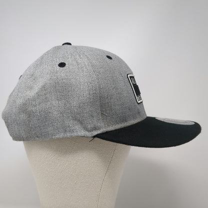 T&T Snapback Gray One Size New York All City United States Flat Brim Hat