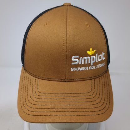 Richardson Trucker Hat Brown One Size Simplot Grower Solutions Mesh Snapback