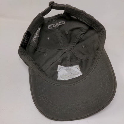 Eldeco Live Safe Work Safe Slideback Hat Gray One Size Embroidered Cap America
