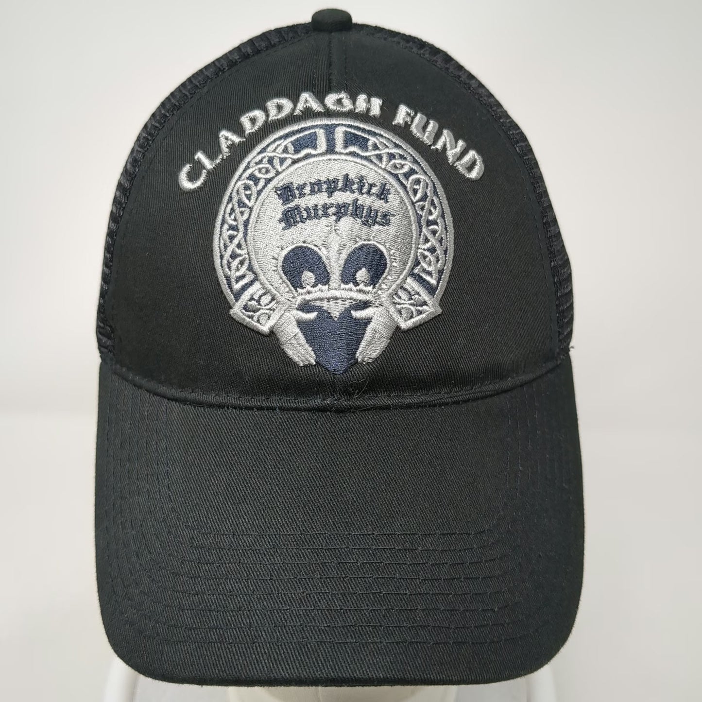 FITS Trucker Hat Black One Size Dropkick Murphys Claddagh Fund Mesh Snapback