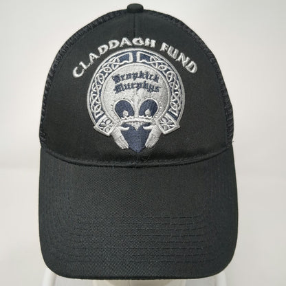 FITS Trucker Hat Black One Size Dropkick Murphys Claddagh Fund Mesh Snapback