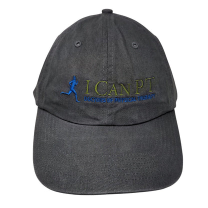 I Can PT Slideback Hat Gray One Size Doctors Of Physical Therapy