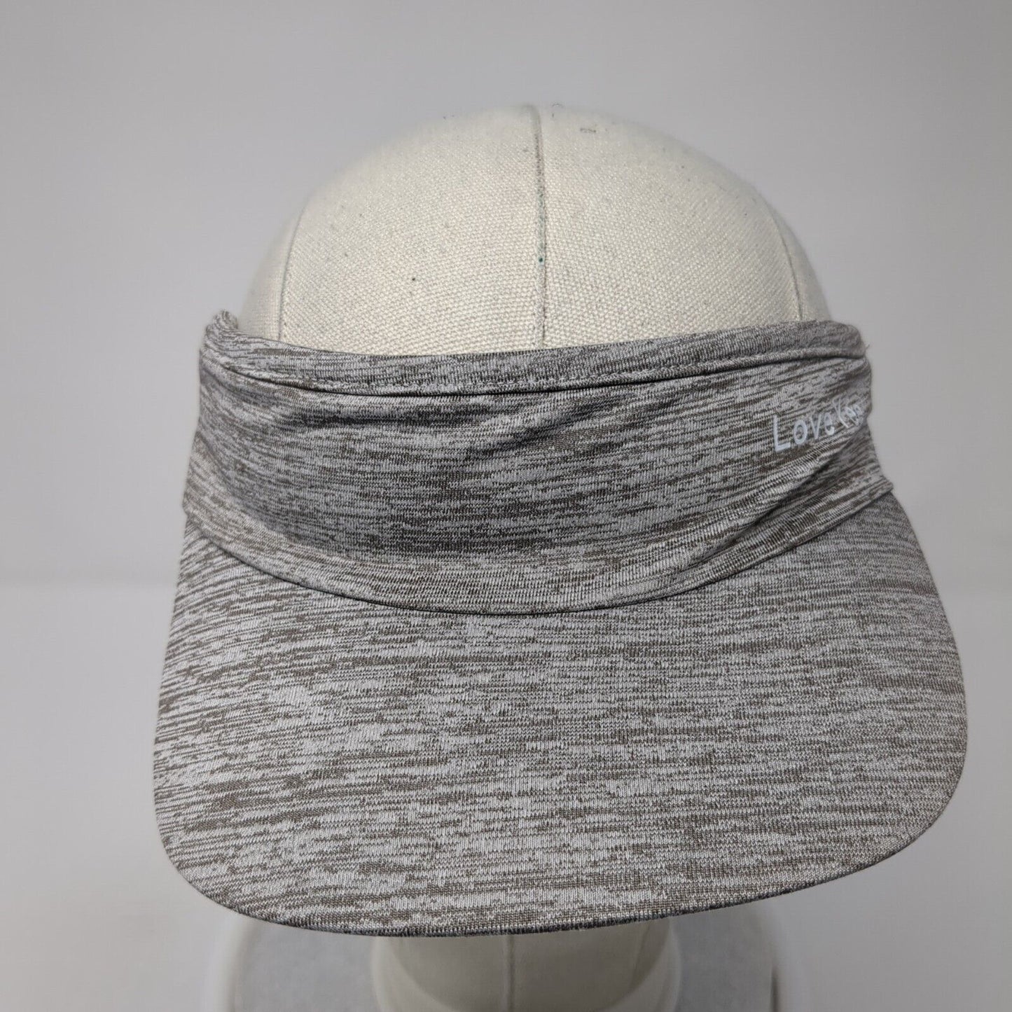 Love Yee Golf Sun Visor Hat Gray One Size Stretch Heather Lightweight Comfy