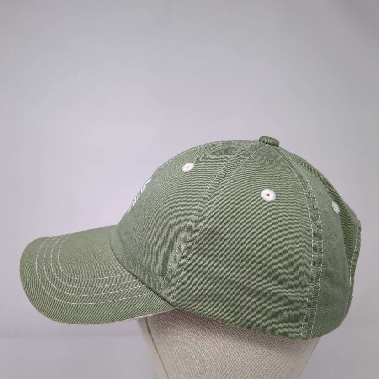 Waikoloa Hawaii Strapback Hat Green One Size Adjustable Embroidered Cotton