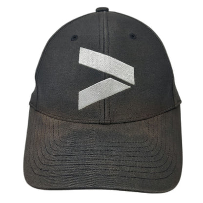Veer Baseball Cap Black M Stretch Fit Embroidered Logo Curved Brim Comfort Hat