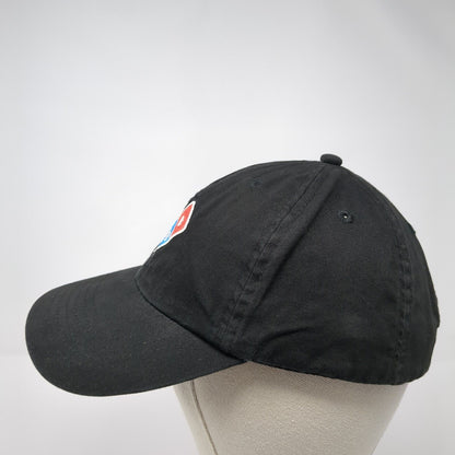 Domino's Gear Strapback Hat Black One Size Adjustable Crew Uniform