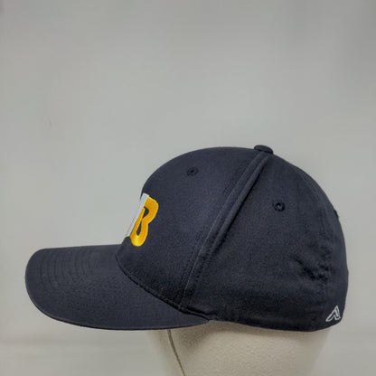 MYB Fitted Hat Blue S/M Embroidered 6 Panel Pro Model Pacific Headwear