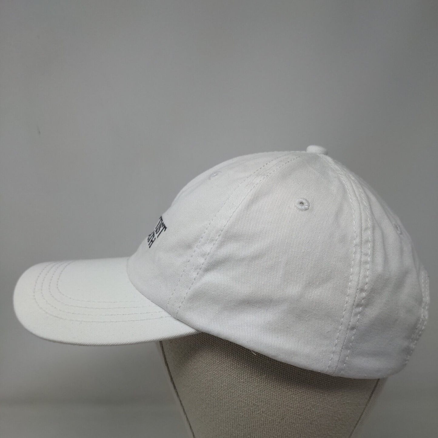 Baptist Health Slideback Hat White OSFA Embroidered Vented Holes 6 Panel