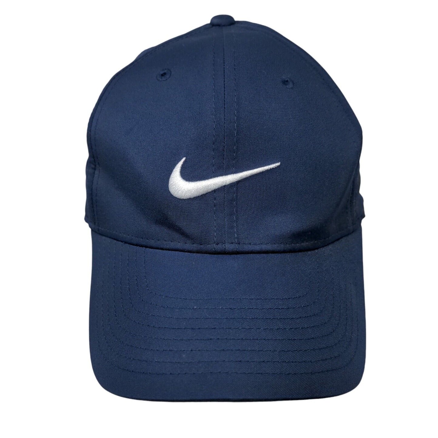 Nike Dri-Fit Slideback Hat Blue OSFM Adjustable Embroidered Legacy91 Polyester