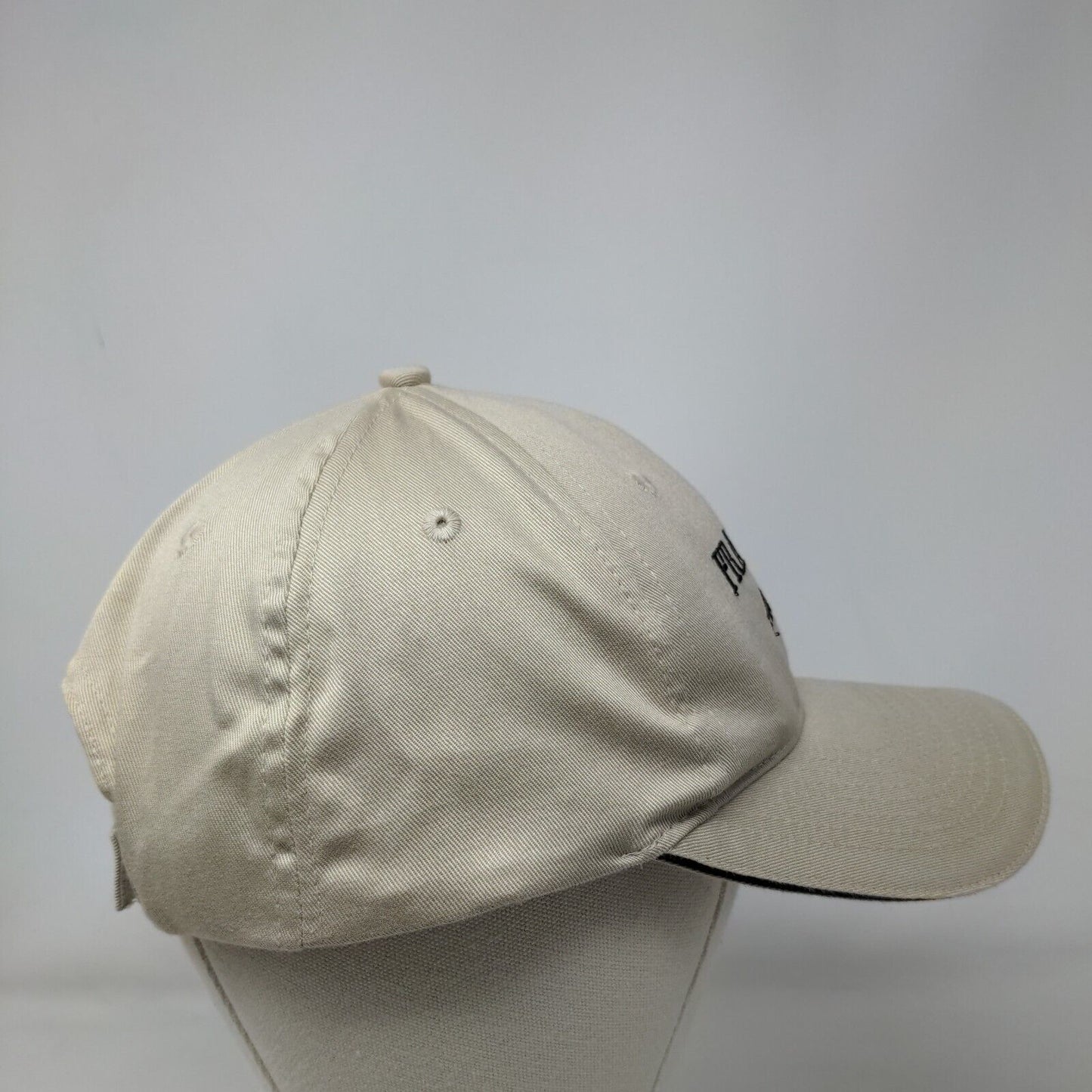 Franklin Auto Body Strapback Hat Tan One Size Embroidered Port & Company