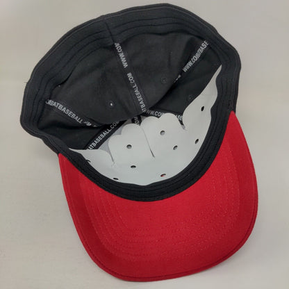 C Combat Softball Fitted Hat Black One Size Embroidered Vent Holes