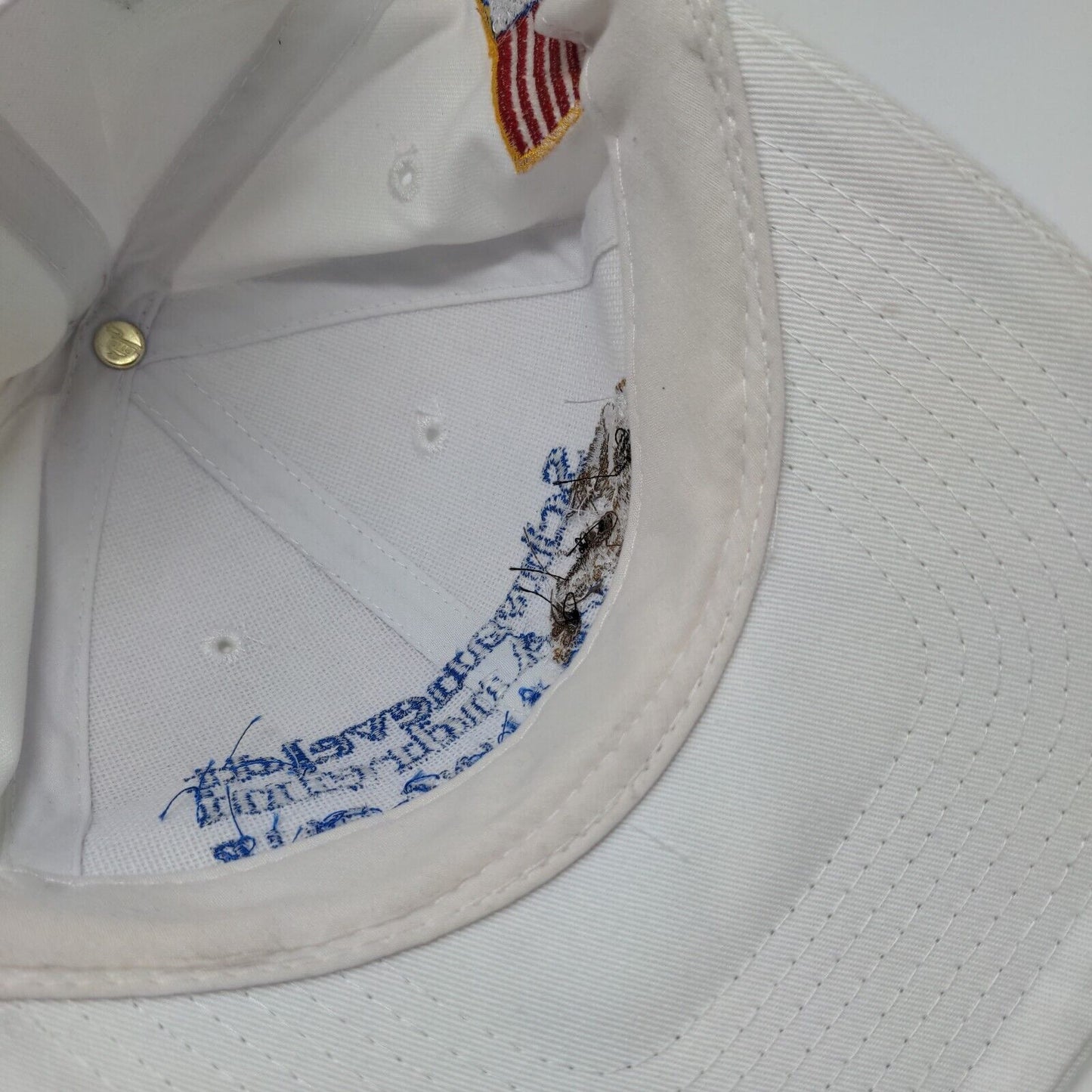Schvaneveldt Andreini Yearling Sale Snapback Hat White OSFM Embroidered