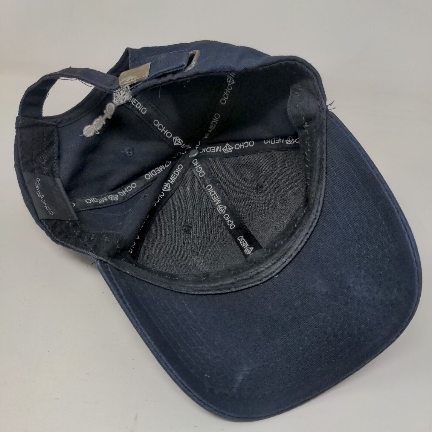 Diamond Ocho Medio Slideback Hat Blue One Size Adjustable Embroidered Cotton