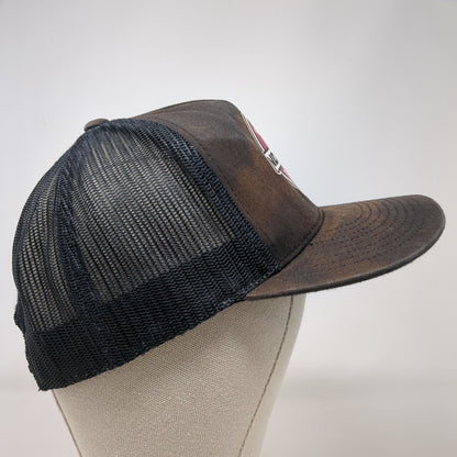 Independent Board Bin Snapback Trucker Hat Black OSFA Mesh Back Yupoong