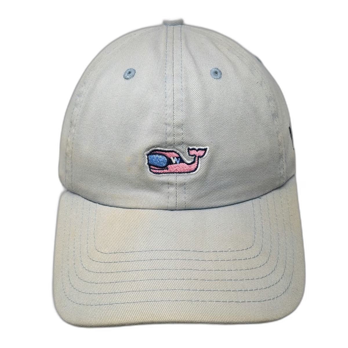 Vineyard Vines Baseball Cap Blue One Size NRB Side Logo Cotton Slideback Hat