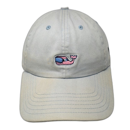 Vineyard Vines Baseball Cap Blue One Size NRB Side Logo Cotton Slideback Hat