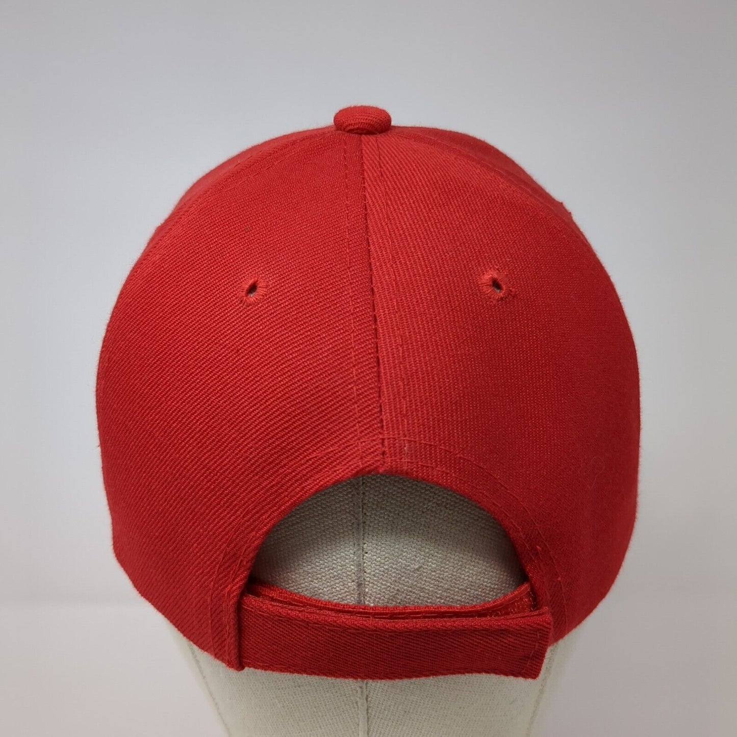 Women For Trump Strapback Hat Red One Size Adjustable Embroidered Vented Holes