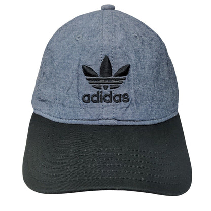 Adidas Trefoil Slideback Hat Blue OSFM Embroidered Logo 3 Stripes