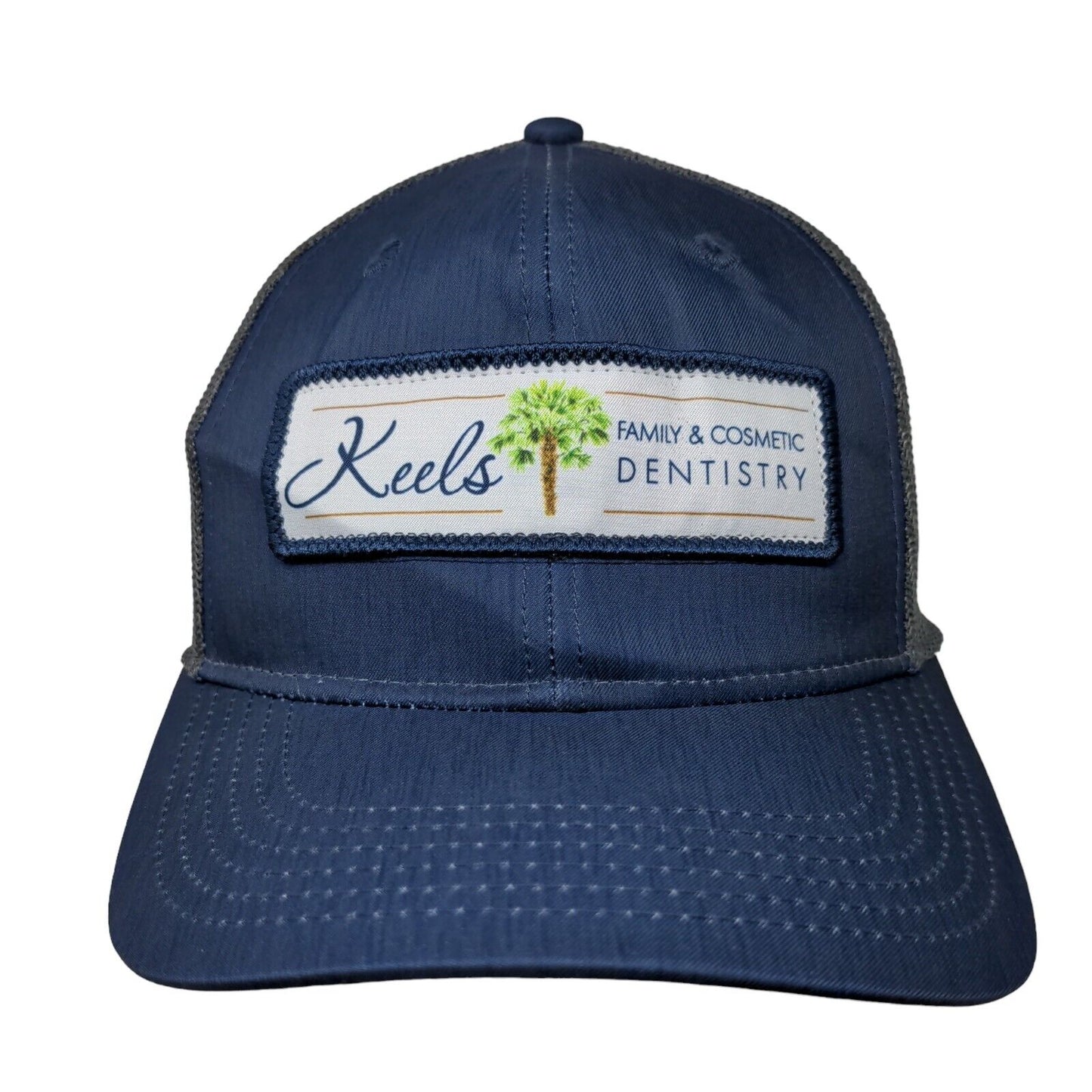 Keels Family & Cosmetic Dentistry Fitted Trucker Hat Multi S/M Mesh Back