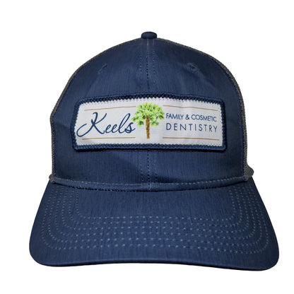 Keels Family & Cosmetic Dentistry Fitted Trucker Hat Multi S/M Mesh Back