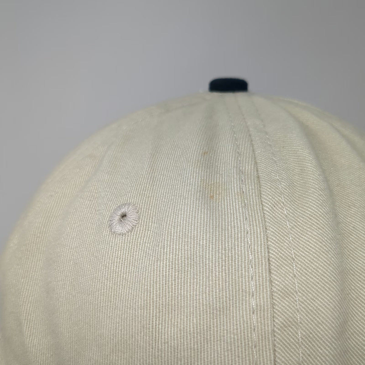 Pacific Headwear Baseball Cap Beige Blue One Size Custom Woodworking Hammer Hat