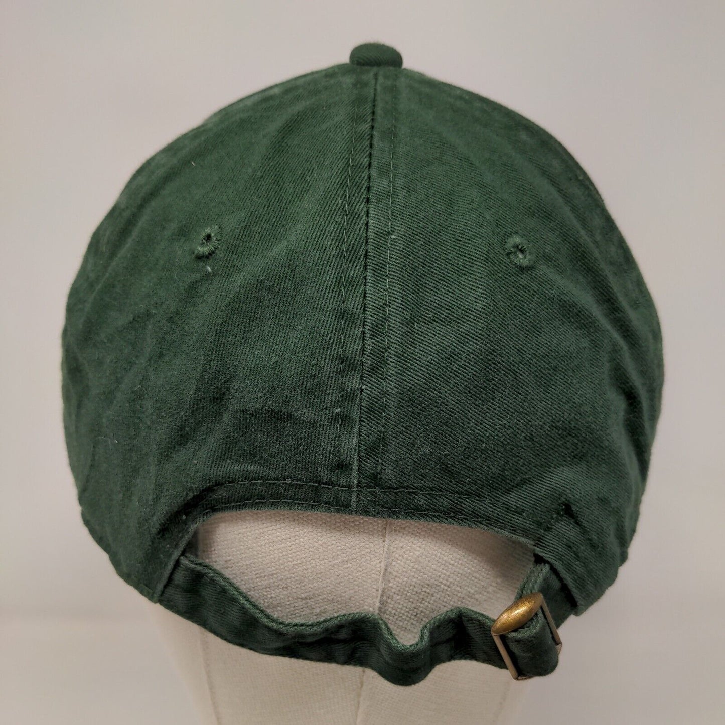 Game Day Slideback Hat Green One Size Adjustable Embroidered 6 Panel