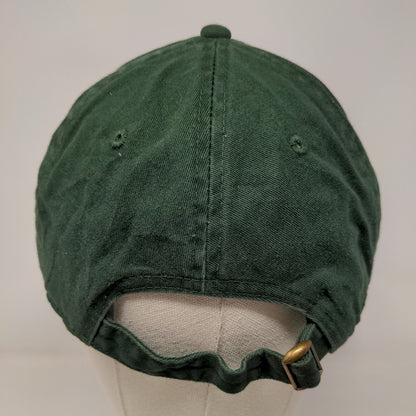 Game Day Slideback Hat Green One Size Adjustable Embroidered 6 Panel