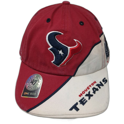 '47 Houston Texans NFL Red One Size Cap Strapback Embroidered Logo Helmet Hat