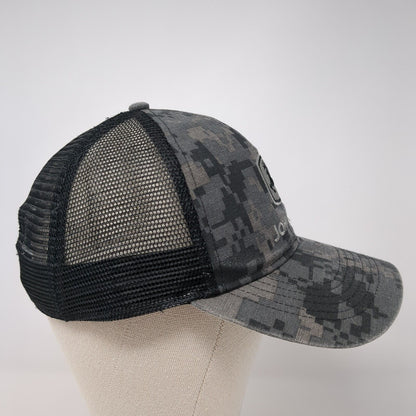 John Deere Snapback Trucker Hat Multicolor OS Adjustable Embroidered Mesh Back