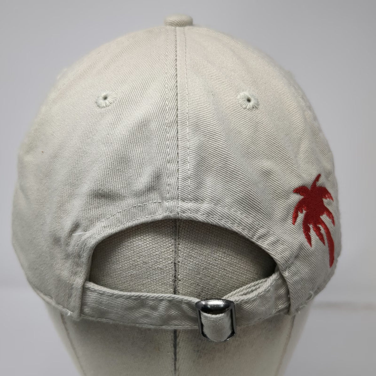 Margaritaville Baseball Cap Beige One Size Tequila Palm Tree Slideback Hat Logo