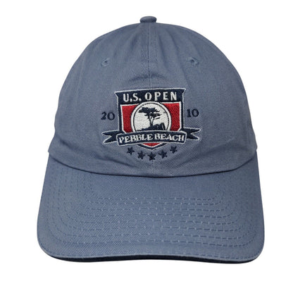 US Open Pebble Beach 2010 Slideback Hat Blue One Size Adjustable USGA Member