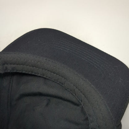 HTT 5 Panel Black One Size Hat Gourmet Dining Services Waiter Logo Strapback