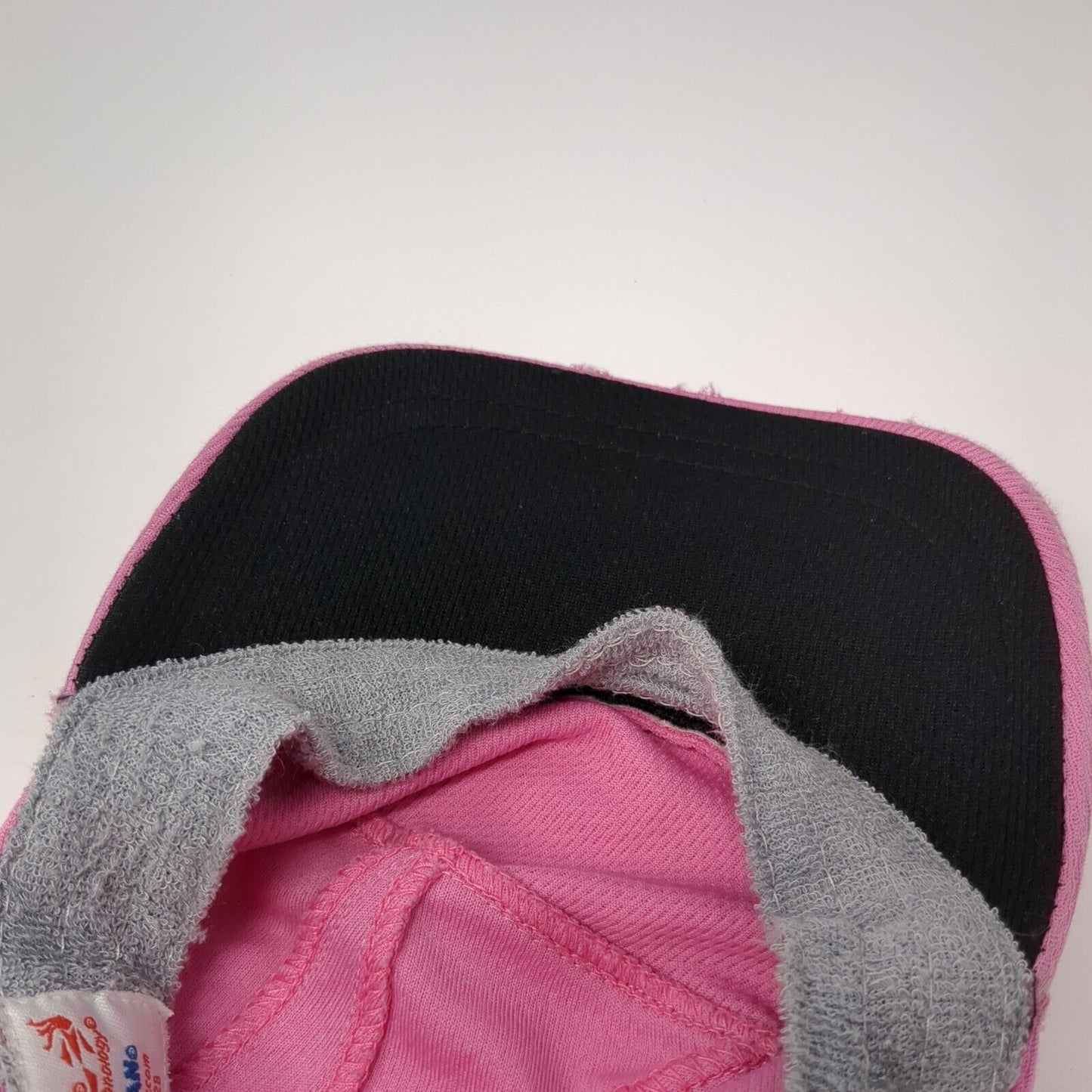 Headsweats 5 Panel Cap Pink One Size Adjustable Embroidered Breathable Blank